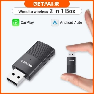 GetPairr Kabellos Apple Carplay Android Auto Adapter USB Car Dongle Connect BOX - Bild 1 von 11