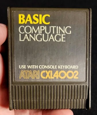 Atari Basic Computing Language CXL4002 Cartridge 400/800 - Image 1 of 2