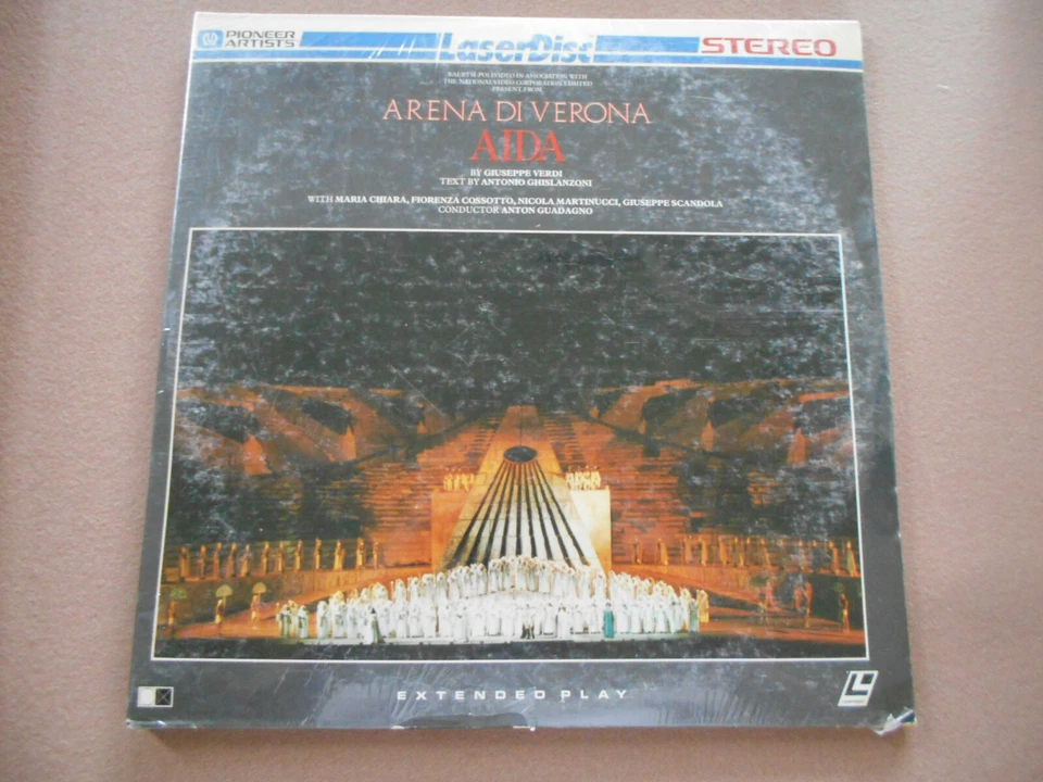 Verdi - Aida - Arena Di Verona, Anton Guadagno - Pioneerr Laserdisc Sealed $2.95 - Image 1 of 2