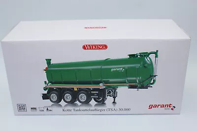 Wiking 077656 Kotte Garant Tank Trailer TSA 30,000 Leaf Green 1:32 New OVP - Image 1 of 4