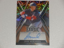 2023 Leaf Exotic Kaleidoscope Clown Fish Autograph Auto #JM3 Jose Miranda 2/3