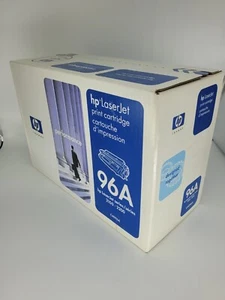 HP 96A C4096A Black Toner Cartridge Genuine Hp Laserjet 2100 2200 Printer - Picture 1 of 2
