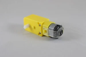 6V DC 100RPM Dual Shaft Car Toy Reduced Gear Motor Yellow Ships from USA - Picture 1 of 1