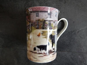 Leonardo Collection Fine China Collie & Sheep Mug 2020 Sheepdog Lambs Farm - Picture 1 of 6