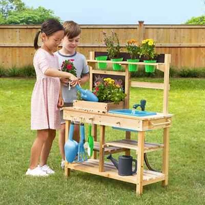 Member's Mark Outdoor Wooden Mud Kitchen - Picture 1 of 5