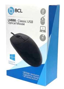 BCL Business Components Ltd | LM888 - Classic USB Op Tickle Mouse - Picture 1 of 2