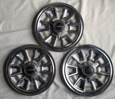 Pontiac GTO 1967 Firebird Tempest LeMans Spinner tapacubos cubierta de rueda lote de 3 OEM Foto 1 de 4