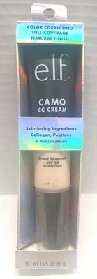e.l.f. Camo CC Cream Color-Correcting Full Coverage SPF 30, Fair 100 W 3 Pc Set - Image 1 of 4