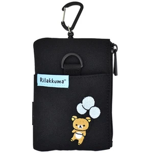 marimo craft pass case reel pouch accessory case rilakkuma black (MRK-691) - Picture 1 of 6