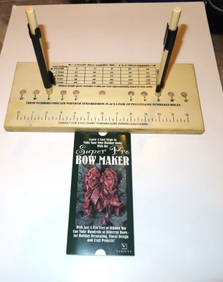 Super Pro Bow Maker Ribbon Bows Crafts Decorating Wreaths Floral Holiday Bows - Image 1 of 4