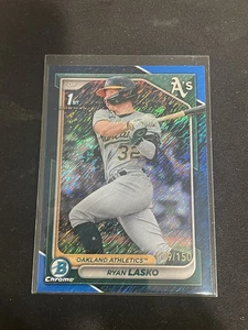 Bowman 2024 - Chrome Prospects Ryan Lasko #BCP-105 refractor de brillo azul... - Imagen 1 de 4
