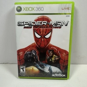 Spider-Man Web Of Shadows (Microsoft Xbox 360, 2008) Complete CIB Tested! - Picture 1 of 5