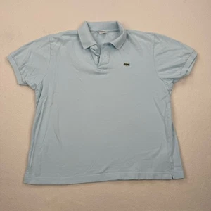 Camicia Lacoste taglia 5 grande blu polo manica corta vestibilità classica colletto coccodrillo - Foto 1 di 7