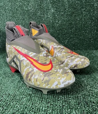 Nike Alpha Menace Elite 3 Travis Kelce Camo Cleats Men’s Size 8.5 FN0113-200 - Image 1 of 4
