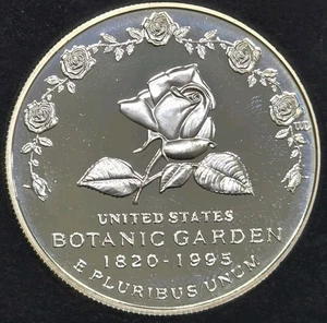 1997-P Botanic Garden Commemorative Proof Silver Dollar Uncirculated US Coin $1 - Picture 1 of 2