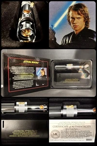 Star Wars Master Replicas Anikin Skywalker .45 Scaled Lightsaber NIB SW22 - Foto 1 di 18