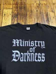 Vintage WWF WWE Ministry Of Darkness T Shirt Size 2XL Undertaker 1998 - Picture 1 of 20