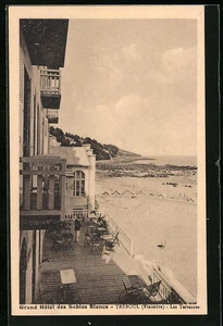 CPA Treboul, Grand Hotel des Sables Blancs, Les Terrasses - Picture 1 of 2