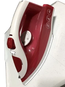 Black and Decker TrueGlide Premium Variable Compact Iron in Red with Nonstick - Picture 1 of 3