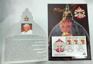 Folder Ufficiale Giovanni Paolo II Sede Vacante Francobolli (Versione 1) - Picture 1 of 1