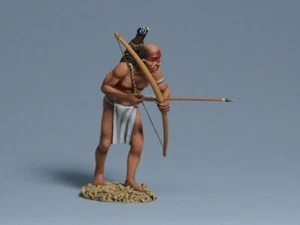EQUIPO MINIATURAS CRISTOPHER COLUMBUS CLB6017 ARAWAK INDIO CAMINANDO CON ARCO #2 - Imagen 1 de 4