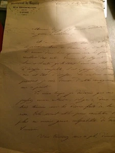 MANUSCRIT : Au Sujet D'une Rixe En État D'ivresse Entre Militaires ,1850. - Imagen 1 de 3
