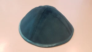 1x Kippa, Jarmulke, Kippah,Samt , 16-17cm - Bild 1 von 24