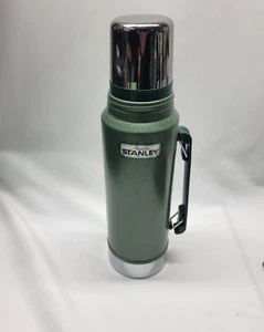 Vintage Stanley Aladdin Green Vacuum Bottle Thermos A-944DH 1 Quart Made in USA - Picture 1 of 7