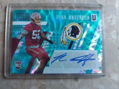 2017 UNPARALLELED RYAN ANDERSON ROOKIE AUTO TEAL FUTURE FRAME /10 RC - Image 1 of 2