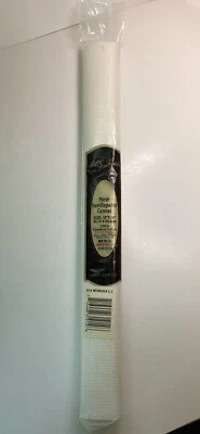 MCG Textiles Needlepoint Interlock Canvas 18" x20", 14 Mesh White - Image 1 of 4
