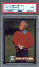 1993 Legends Sports Memorabilia Insert SILVER #14 ARNOLD PALMER Latrobe PA PSA 9
