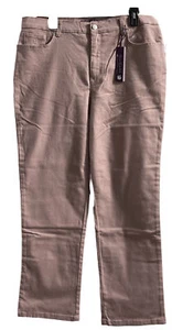 Gloria Vanderbilt donna taglia 16 pantalone corto Amanda slim soft touch woodrose - Foto 1 di 8