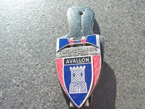 INSIGNE   sapeur pompier   avallon  - Imagen 1 de 2