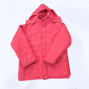 Carrera Jacke Vintage 70S Gepolstert mit Kapuze Abnehmbar Rot Größe L - Bild 1 von 11