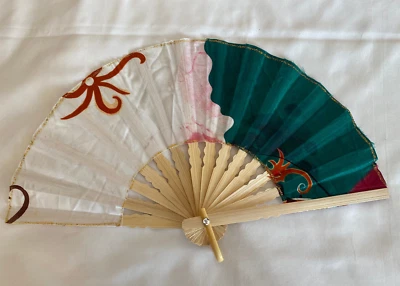 风扇手竹布白色手工印度尼西亚全新Avenico夏季时尚#38 — 第 1/4 张图片