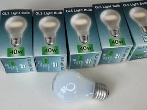 40w ES Pearl GLS Lamp Edison Screw Crompton Old Style Light Bulb E27 - Picture 1 of 24