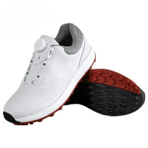 Zapatos de golf transpirables para hombre cómodos al aire libre antideslizantes impermeables zapatos para caminar - Imagen 1 de 25