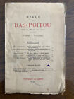 Revue Du Bas-Poitou 1944 2 Saint Andre D'ornay Retz Bourgneuf Bouin Beauvoir Noi