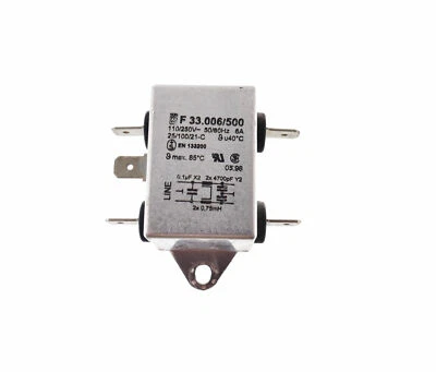 F 33.006/500 F 33.006/500 RFI FILTER - Image 1 of 3