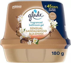 3ps Glade Fragrance Bathroom Gel Air Freshener & Discreet Odour Eliminator 180g - Picture 1 of 3