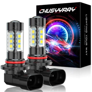 H10 9140 9145 LED Fog Lights Bright White Bulbs For 2004-2014 Ford F 150 - Picture 1 of 12