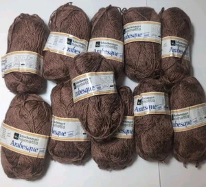 Vintage Schachenmayr Nomotta Arabesque Yarn 11 Skeins F1128 Light Brown/Copper - Picture 1 of 4