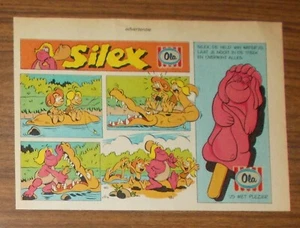 Seltene Werbung Langnese Ola SILEX Eis Steinzeit Comic #5 1980 - Picture 1 of 1