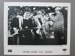 ZZ TOP 8" X 10" glossy black & white promo photo From Dusk Till Dawn ! - Picture 1 of 1