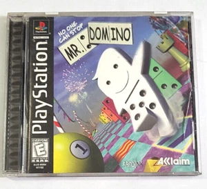 NO ONE CAN STOP MR. DOMINO - PLAYSTATION 1 - ACCLAIM - KOMPLETT - MIT BOOKLET - 3D - Bild 1 von 1