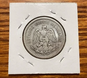Mexico 1907 M 50 Centavos large size Silver Coin (VF+) - Picture 1 of 2