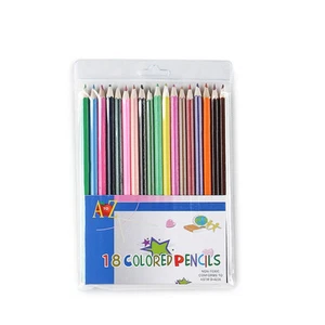 NEU 18ER PACK FARBIGE HOLZSTIFTE NEU IN VERPACKUNG - Bild 1 von 1