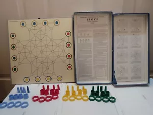 Vintage Selchow&Righter 1961 TROKE Castle Checkers Game Complete w/1 Replacement - Picture 1 of 10