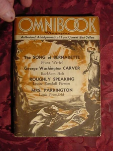 OMNIBOOK July 1943 Franz Werfel Louis Bromfield Rackham Holt Louise R Pierson - Imagen 1 de 1