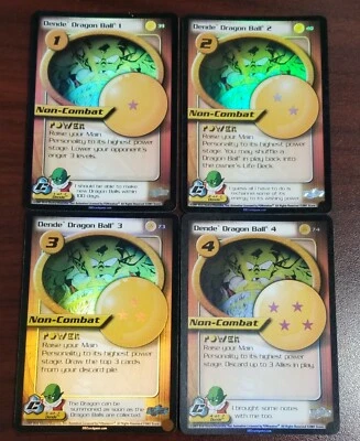 Dragon Ball Z TCG Dende Dragon Ball 1-7 Foil UNL And Goku's DB Quest Foil UNL - Image 1 of 2